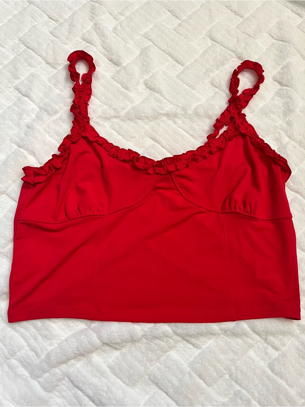 Y2K ruffle top
